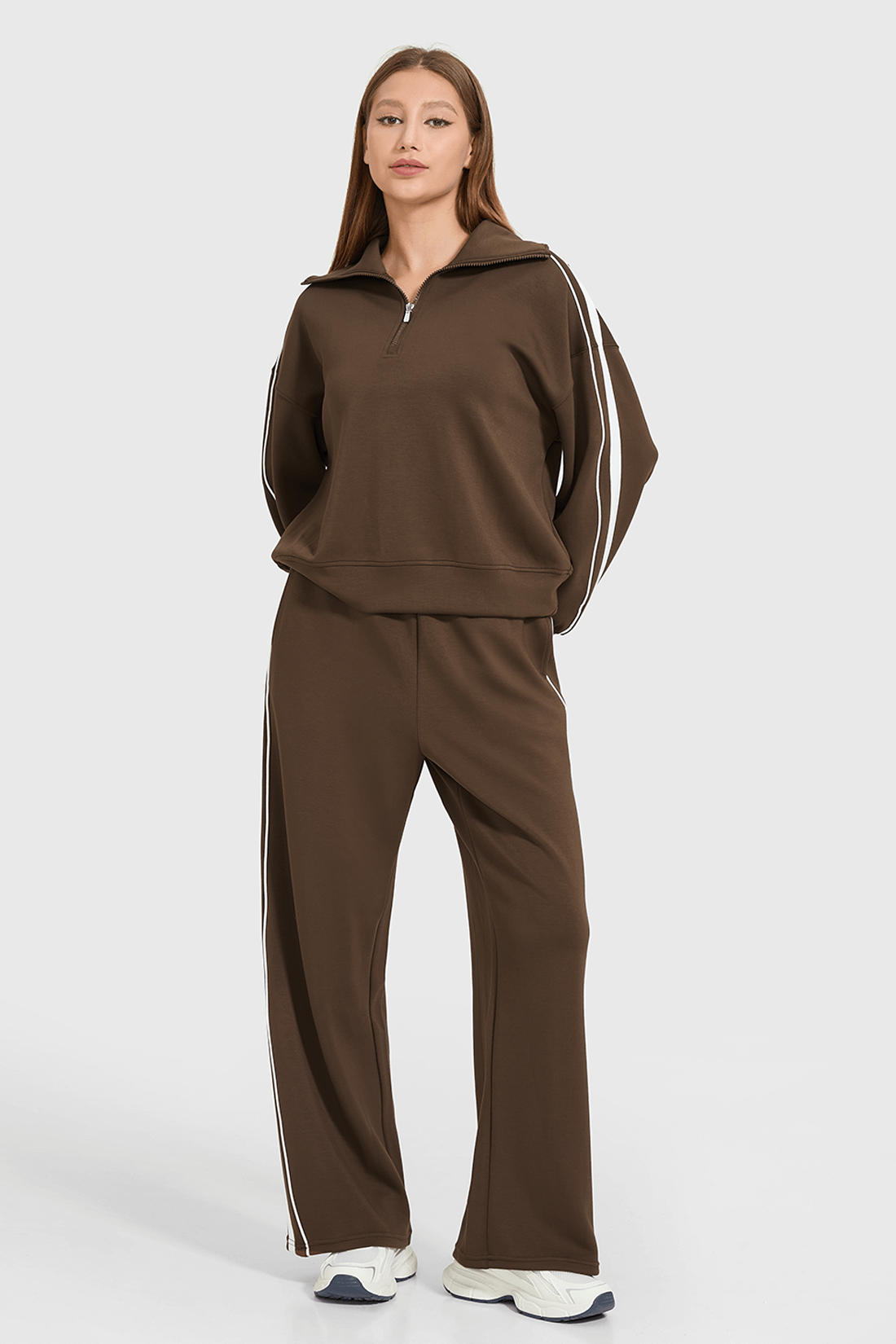 2-delige Modal Half Zip Sweatsuit – Comfort &amp; Stijl in één