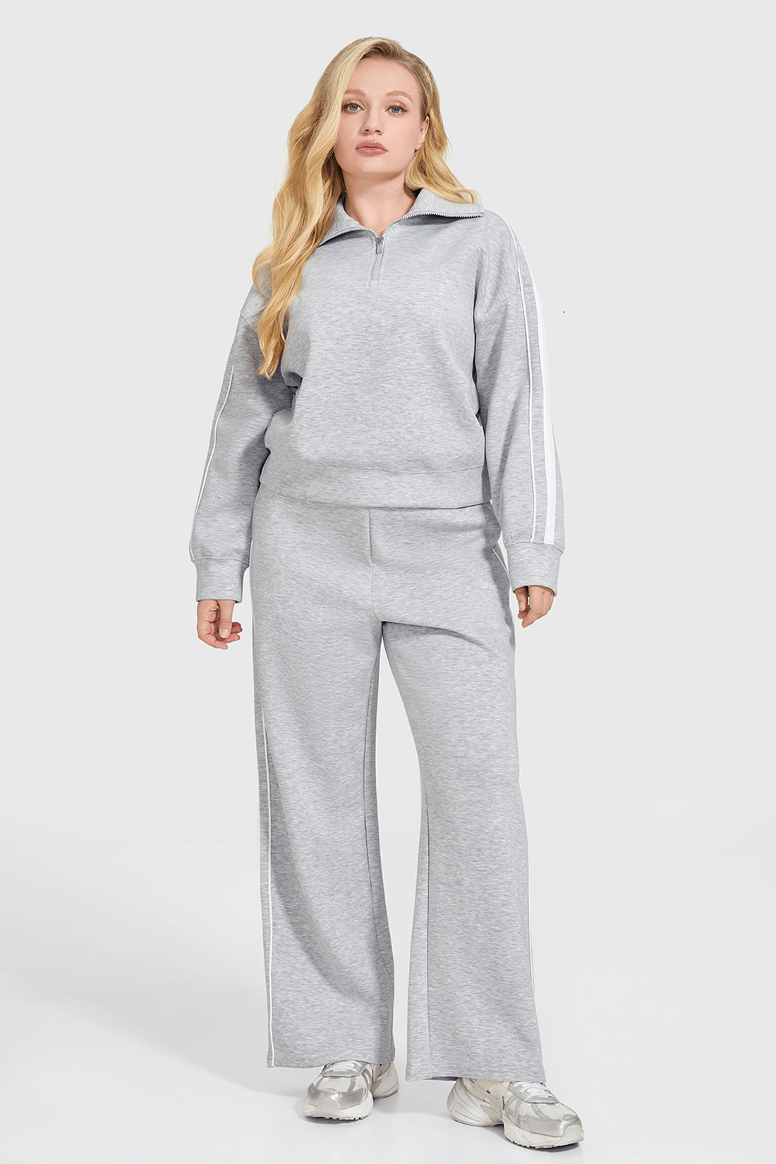 2-delige Modal Half Zip Sweatsuit – Comfort &amp; Stijl in één