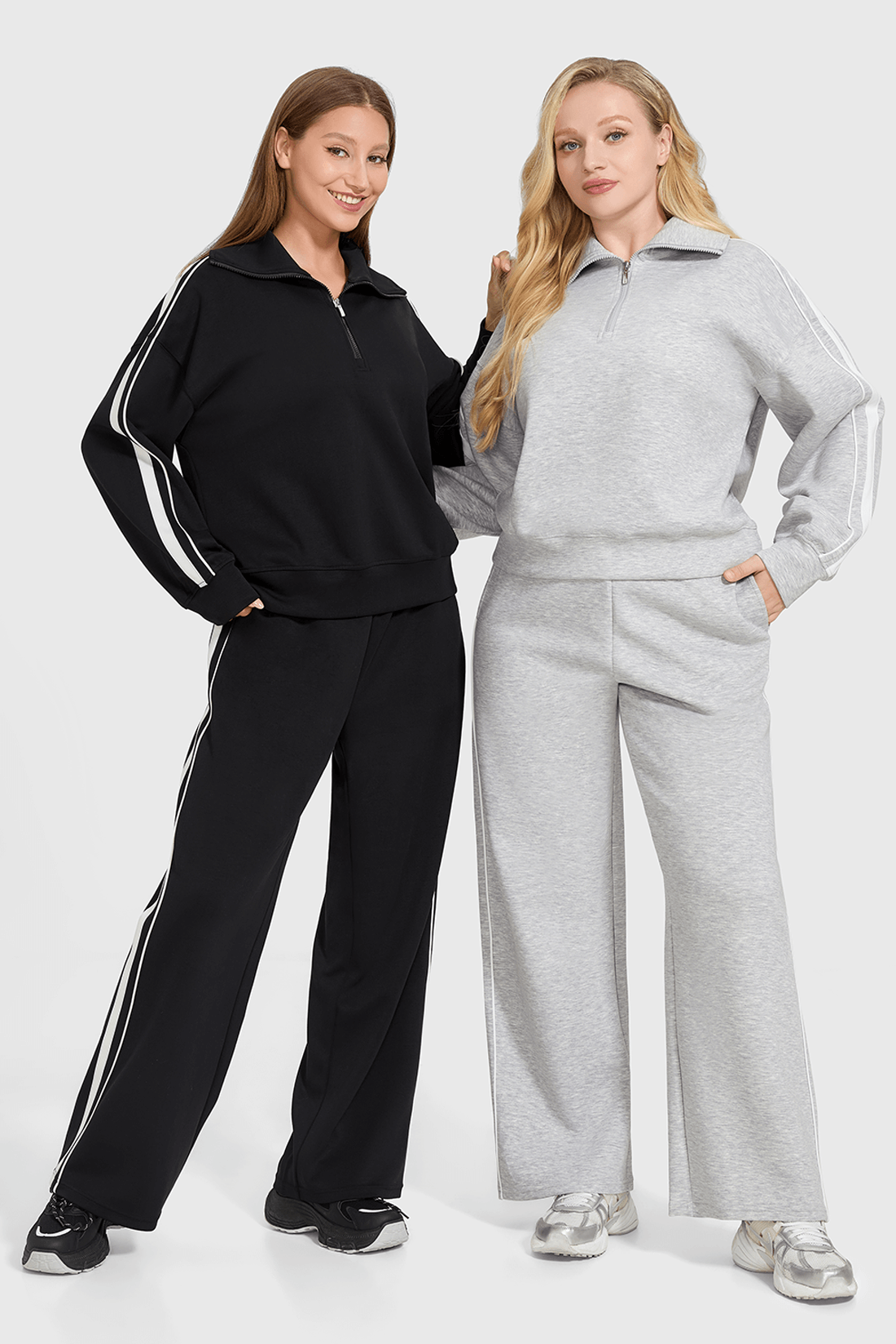 2-delige Modal Half Zip Sweatsuit – Comfort &amp; Stijl in één