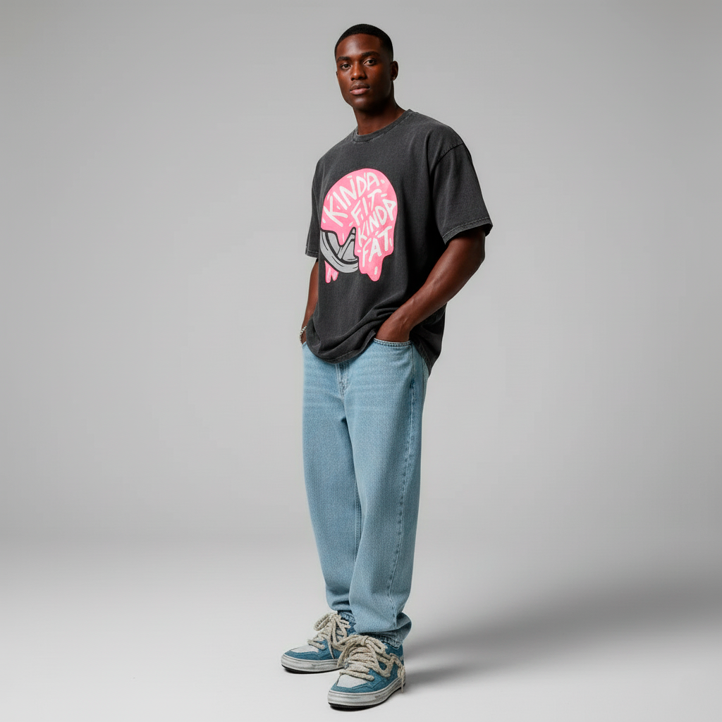 Heren Baggy Jeans – Oversized Straight Fit Denim | Casual en Comfortabel