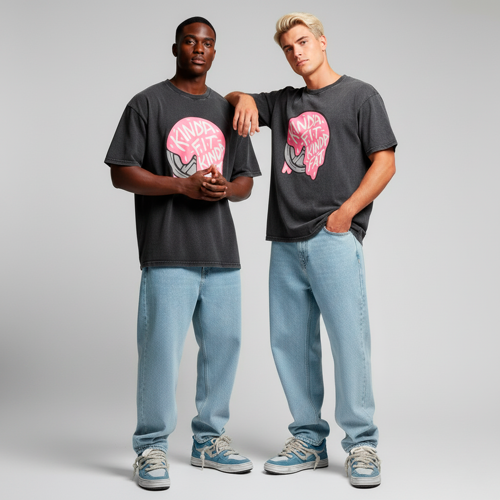 Heren Baggy Jeans – Oversized Straight Fit Denim | Casual en Comfortabel