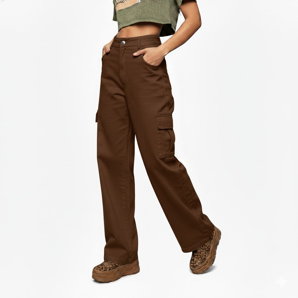 Dames Cargo Jeans Wijde Broek – Casual & Trendy Blog Stijl